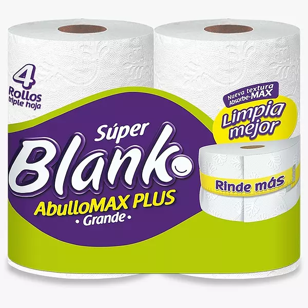 Papel Higienico. Super Blanko Rollo Grande Th X 4 Unds