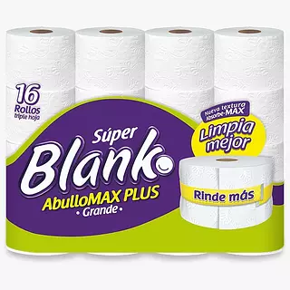 Papel Higienico. Super Blanko Rollo Grande Thx 16und