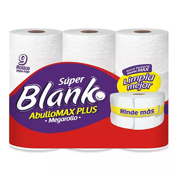 Papel Higienico. Super Blanko Mega R. Th X 9unds