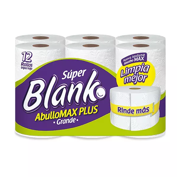 Papel Higienico. Super Blanko Rollo Grande Th X 12unds