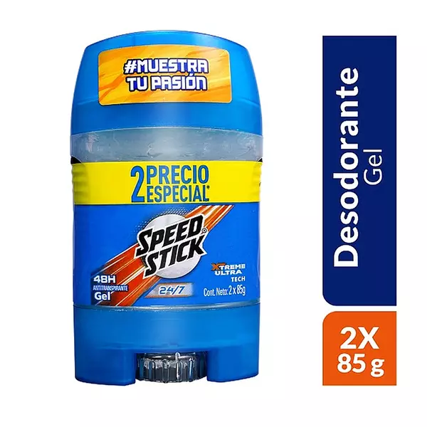 Desodorante Speed Gel 24x7 Ext X 85 X 2 Unds P/E