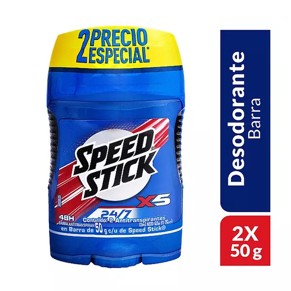 Desodorante Speed Stick X5 X 50grs X 2uds