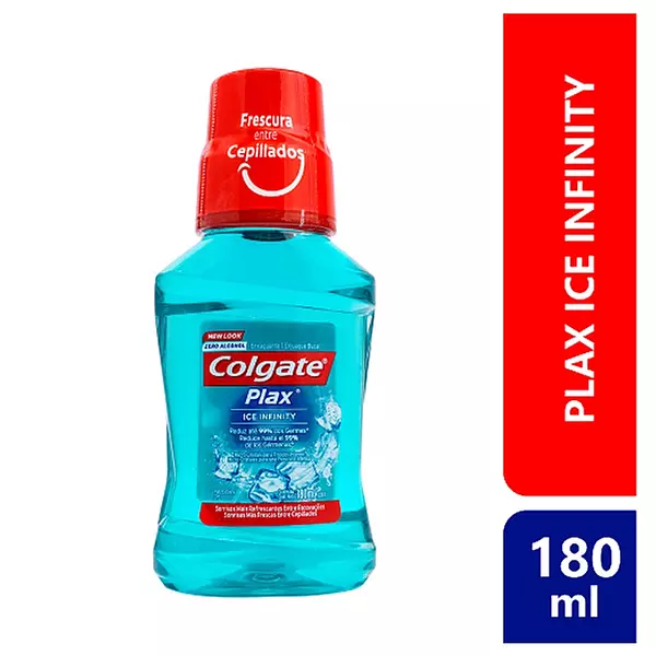 Enjuague Bucal Colgate X180ml - Plax Ice Infinity