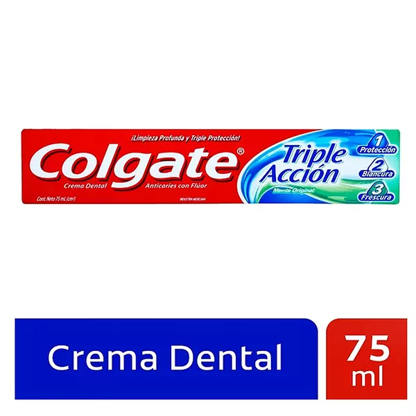 Crema Colgate Triple Accion X 75 Ml