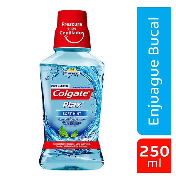 Enjuague Bucal Colgate X 250cc Plax Sin Alcohol