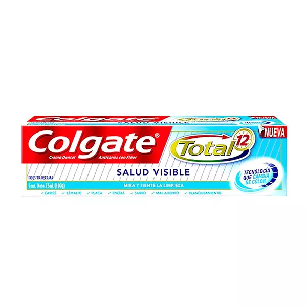 Crema Colgate Total Salud Visibl X 75 Cc